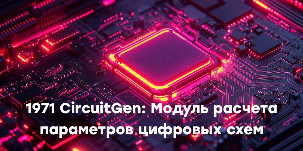 Логотип проекта CircuitGen: Модуль расчета параметров цифровых схем