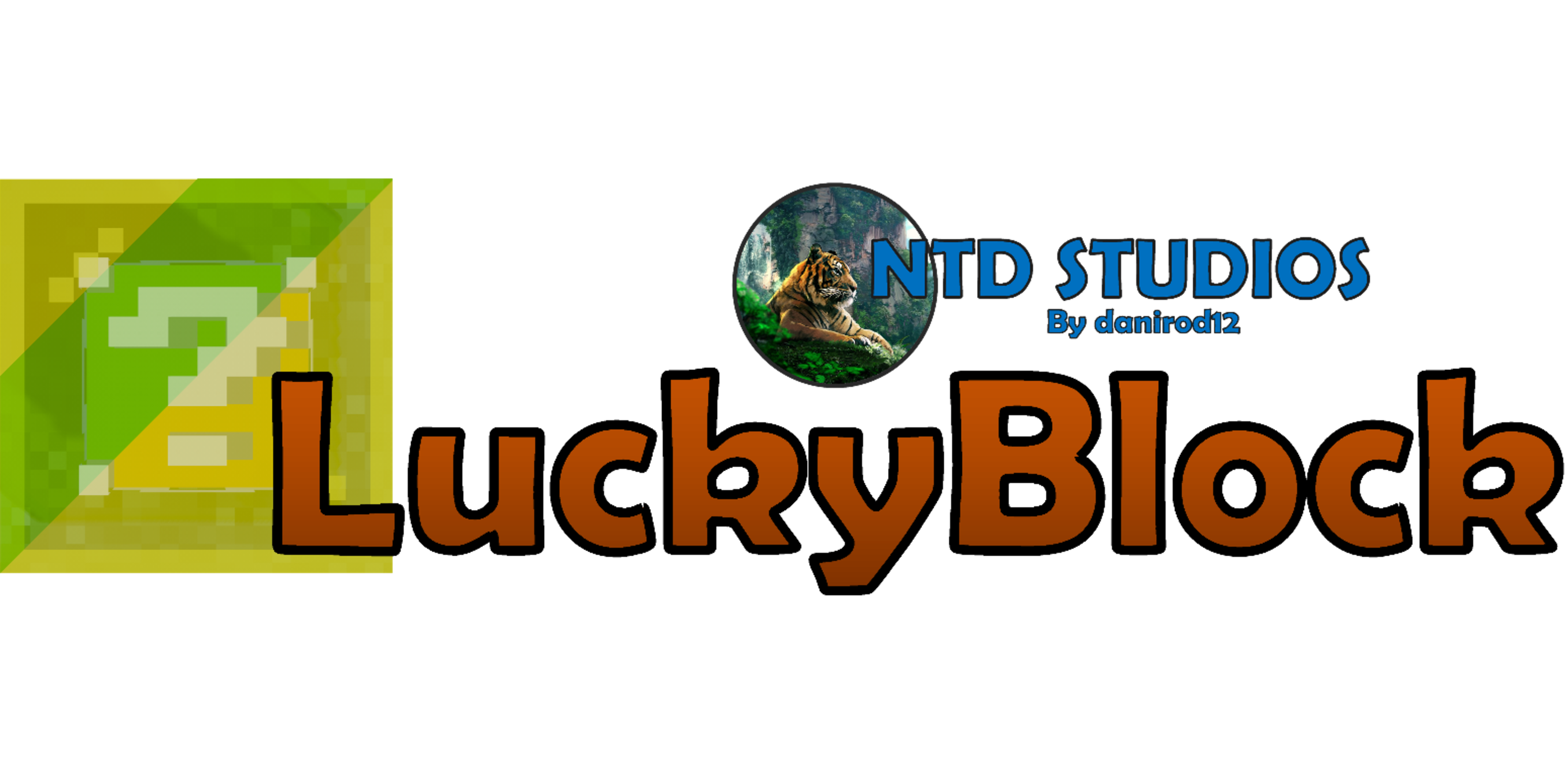 Логотип проекта LuckyBlock NTD - серверная модификация лут-боксов для игры Minecraft Java Edition на базе ядра Spigot
