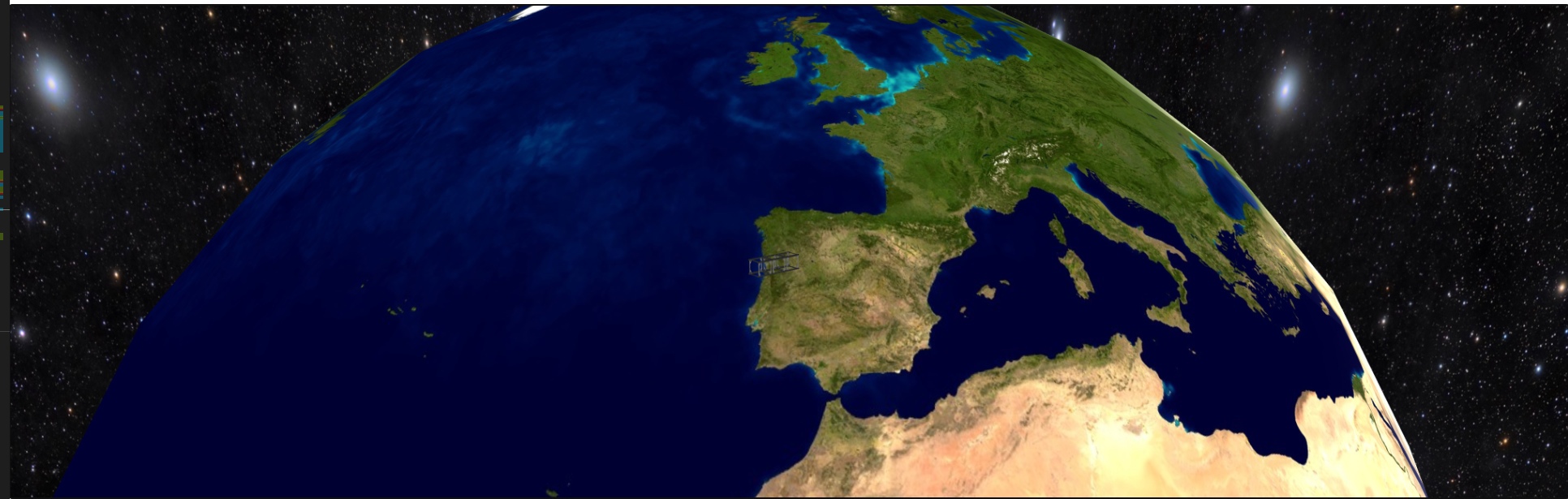 Логотип проекта Виртуальный космос виртуальный спутник